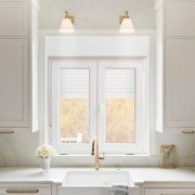 Janela pvc 100x100cm c/ estore (+17cm)