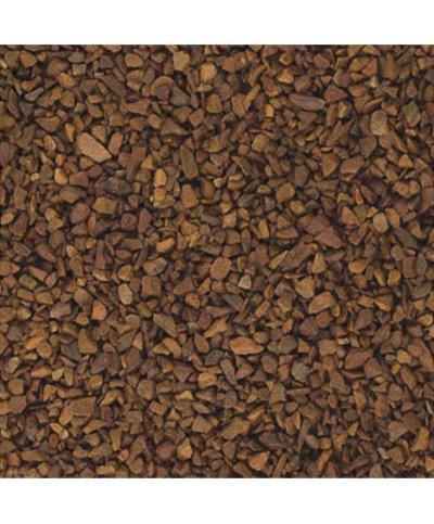 Pedra decorativa xisto castanho 2/4cm  25kg