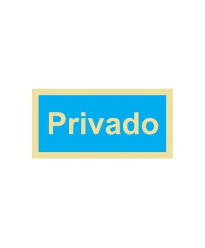 Sinal privado 20x10cm