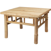 Mesa centro bamboo 57x57x38cm