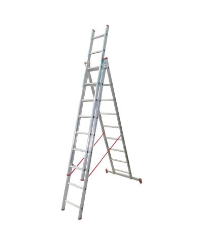 Escada alum.tripla deg.quadr.Socal ref.3010 3+3+3