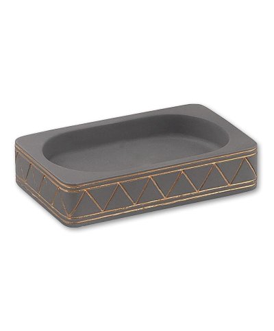 Saboneteira Gedy Galipso Cinza 8711