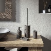 Saboneteira Gedy Galipso Cinza 8711