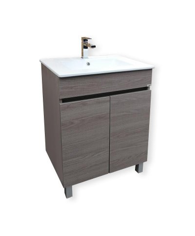 Conjunto movel + lavatorio Luup estepa 60cm