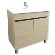 Conjunto movel + lavatorio Luup taiga 80cm