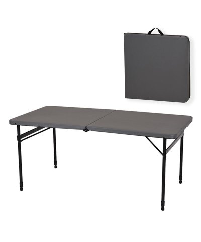 Mesa dobravel em resina 122x61cm