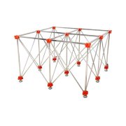 Mesa de trabalho retratil 120x120cm Rubi