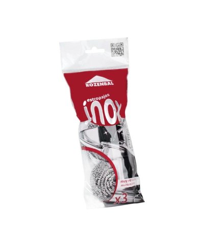 Pack 3 esponjas inox