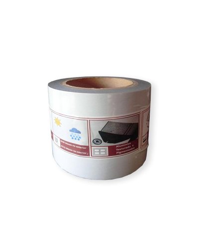 Pelicula p/ protecao de alum. pigment. 70microns 10cmx50mts