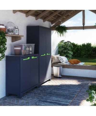Armario moby baixo em resina 80X44X100cm