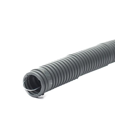 Tubo cinza anelado c/guia 25mm (50mt)