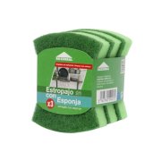 Pack 3 esponjas multiusos verde