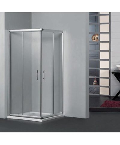 Cabine duche Zende vidro transp.5mm 80x80x185