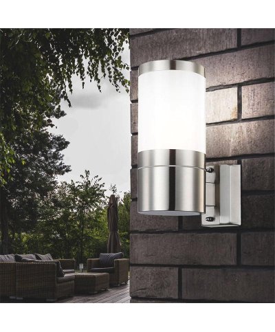 Aplique exterior Xeloo 32014 satinado E27 11W IP44