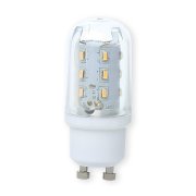 Lampada LED-clear plastic GU10 4w 400lm 3000k 2.5*6.1cm