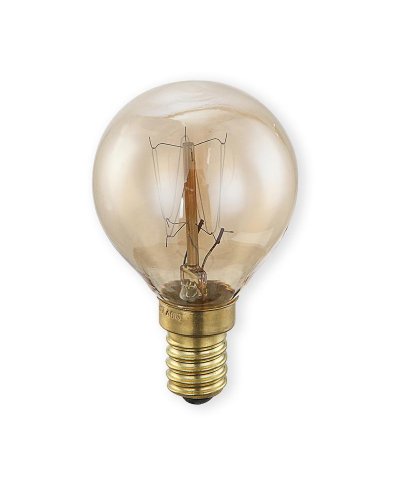 Lampada decor illu amber glass dimmer E14 40w 180lm 2700k