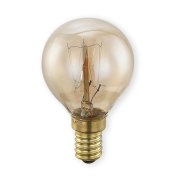 Lampada decor illu amber glass dimmer E14 40w 180lm 2700k