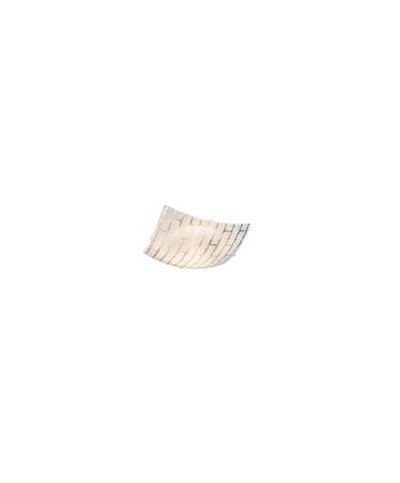 Plafon Vidro Calimero 40002 quadrado opal decor 25xcm