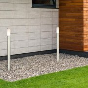 Candeeiro de pe alto Boston 3159 satinado E27 60W IP44