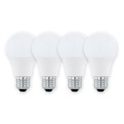 Pack 4 lampadas led E27 9W 6000K