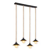 Suspensao diana 4XE27 112.5cmxØ22cmx170cm 60W