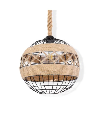 Suspensao ulleu redondo 1XE27 Ø30cmx120cm 60W