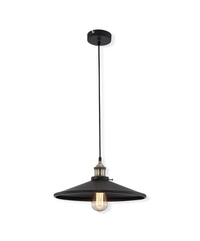 Suspensao em metal knud 1XE27 Ø36cmx120cm 60W