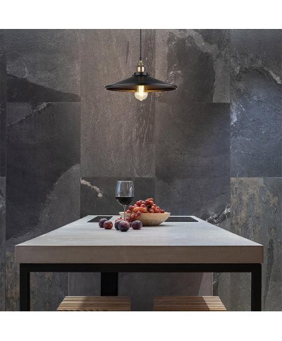 Suspensao em metal knud 1XE27 Ø36cmx120cm 60W