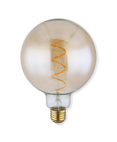 Lampada led ambar 4.5W E27 200lm 1800K Ø12.5cmx17.5cm dim.