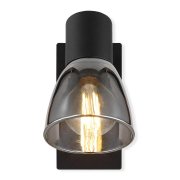 Spot claude 1XE14 alum/vidro preto 40W