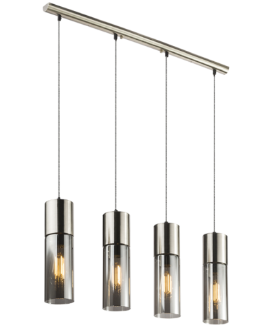 Suspensao Annika 4xE27 nickel matt