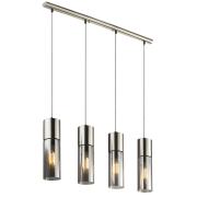 Suspensao Annika 4xE27 nickel matt