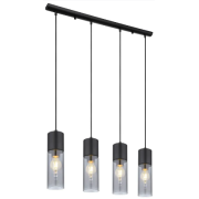 Suspensao Annika 4xE27 black matt