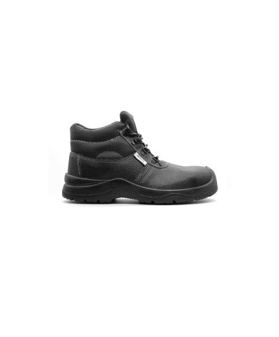 Bota pele preta pu biq.+palm.aço biq.ref.s3 n.39 0114002