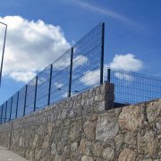 Painel de vedacao 250cmx150cm verde plastificado