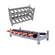 Garrafeira 6 cavidades cinza