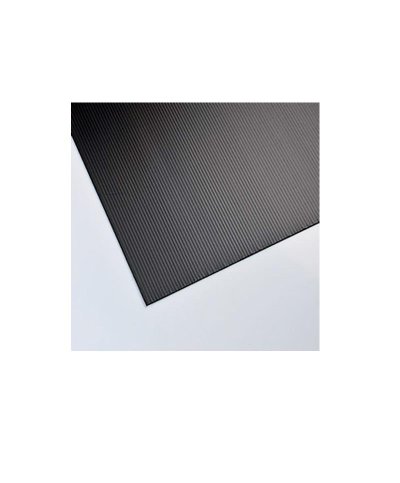 Placa plastonda preto 50x100cm 2,5mm