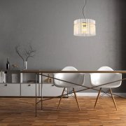 Candeeiro suspenso GORLEY dourado 40cmx150cm 1xE27