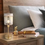 Candeeiro de mesa GORLEY dourado 1xE14