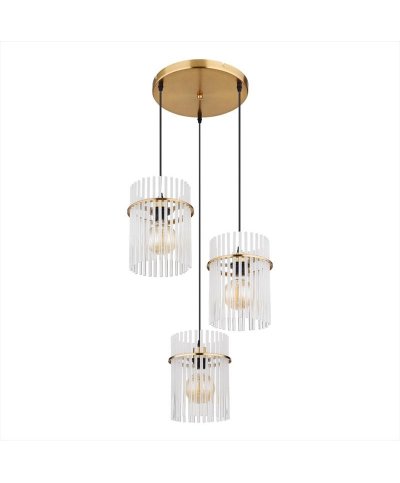 Suspensao GORLEY gold matt 3xE27