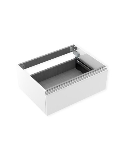 Movel susp. Salgar Spirit 1 gavet.80 ref. 22631 branco bril.