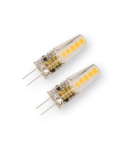 Pack 2 lampadas led G4 12V 2W 200lm 4500K LG02747