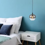 Candeeiro Suspenso MAXY black matt 1xE27