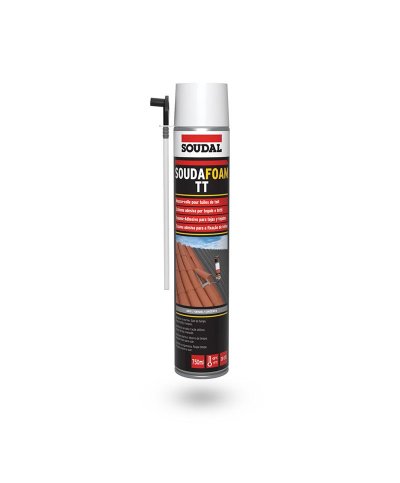 Espuma PU Telhas 750ml manual terracota
