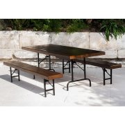 Par pernas de banco 23x43cm cinza