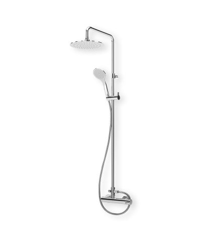 Sistema duche Bruma Lusitano c/ braco ajustavel 1072811CR | Casa Alves