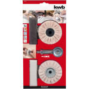 Conjunto de polimento p/ berbequim