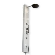 Coluna de hidromassagem FLEX ROUND Branca | Casa Alves