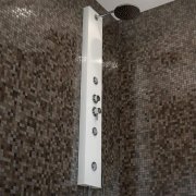 Coluna de hidromassagem FLEX ROUND Branca | Casa Alves