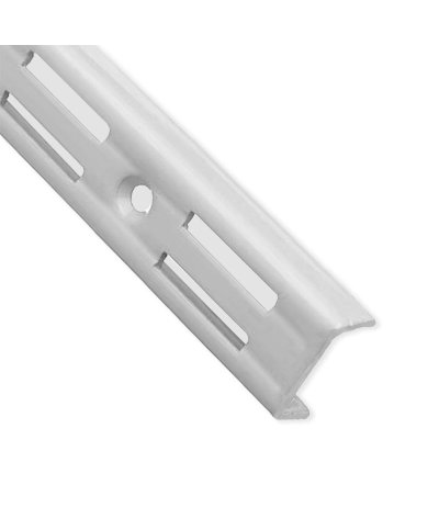 Cremalheira dupla branco 100cm (x2)